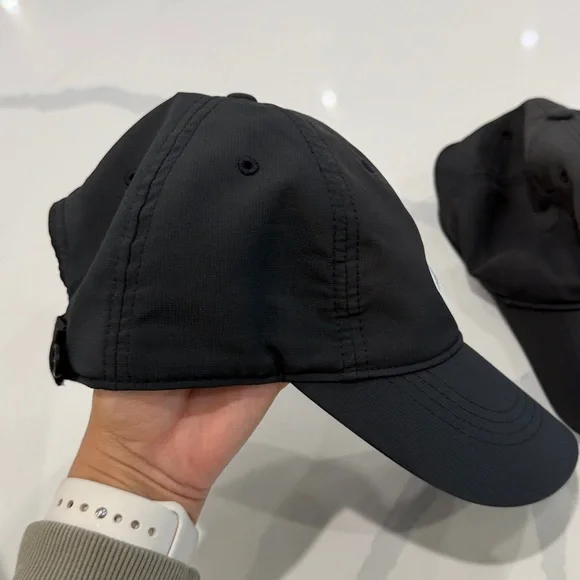 Nike Black Caps with White Swoosh-2 pack - Picture 4 of 11